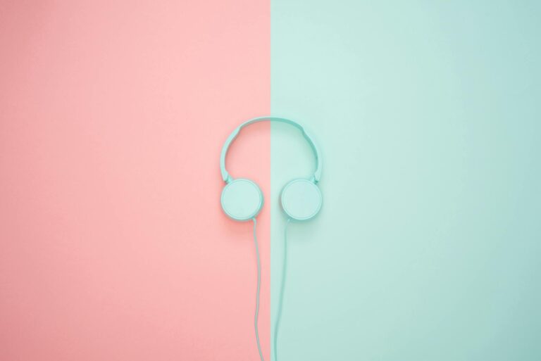 Blue Headphone