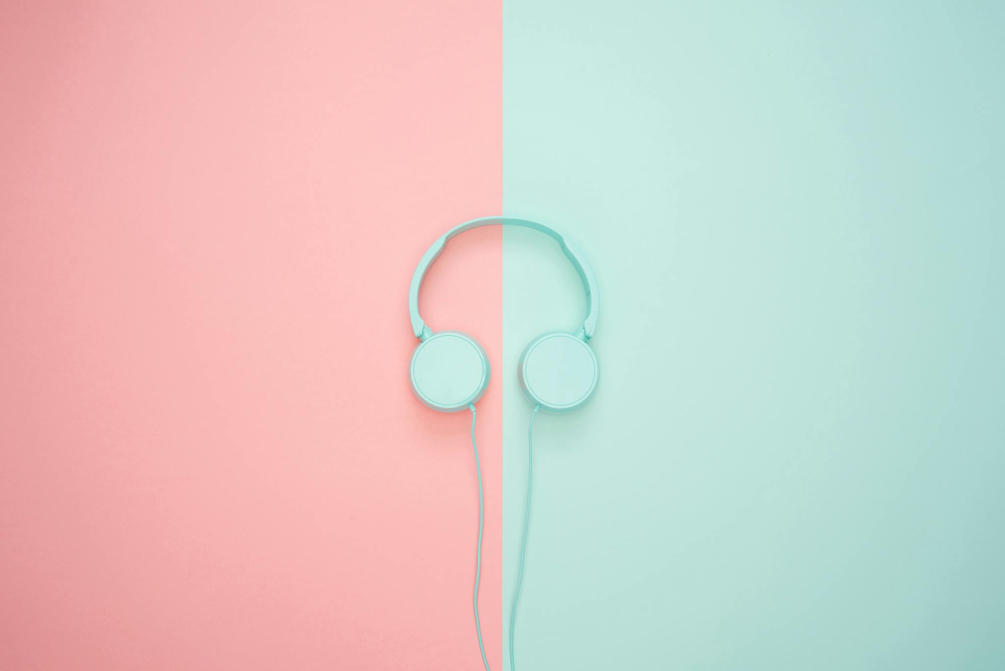 Blue Headphone